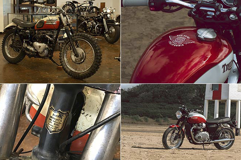 トライアンフの新型「BONNEVILLE T120 & T100 BUD EKINS Special  Edition」に採用されたペイントスキームのオリジナルとは？ トピックス | バージントライアンフ